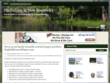 Tablet Screenshot of flyfishinginnewbrunswick.com